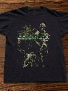 Gildan Black Call of Duty Modern Warfare Graphic Tee